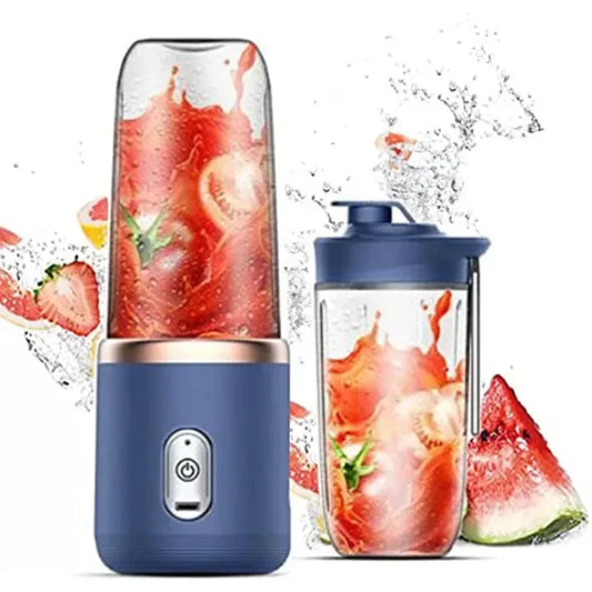 Optimize product title: Portable USB Rechargeable Mini Blender - 1 Set with 2 Cups - Fresh Juicer Cup - Personal Sized Smoothie Blender